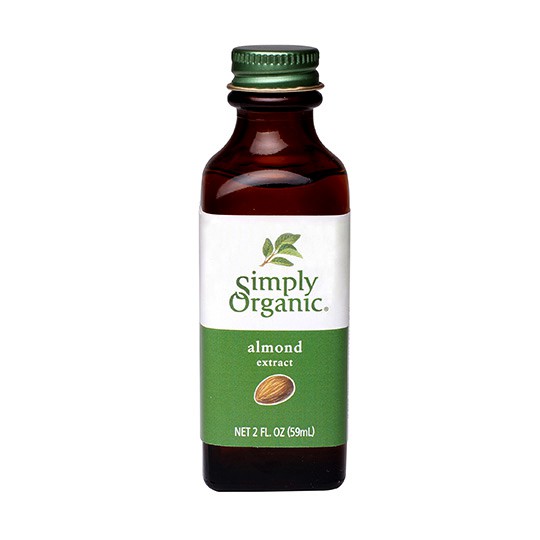 Tinh chất chiết xuất hạnh nhân (Organic Almond Extract) - Simply Organic - 59ml