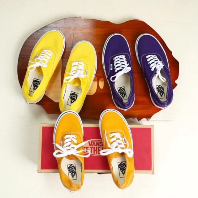 Giày Sneaker Nam, Giày Vans REAL hàng trưng bày thanh lý