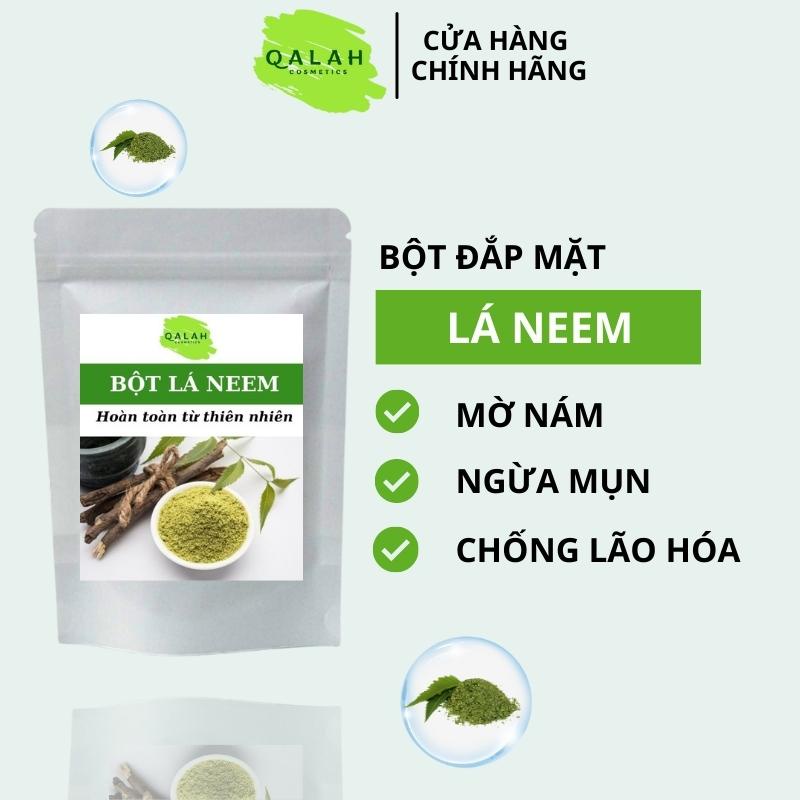 Bột Lá Neem Ấn Độ nguyên chất hữu cơ 100gr - Giảm mụn, mờ thâm sạm, sáng da