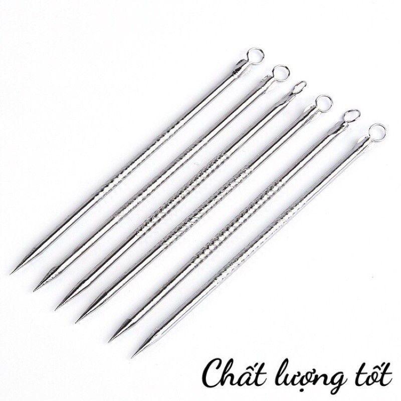 Cây nặn mụn, cây lấy nhân mụn, que nặn mụn 2 đầu 8cm và 12 cm