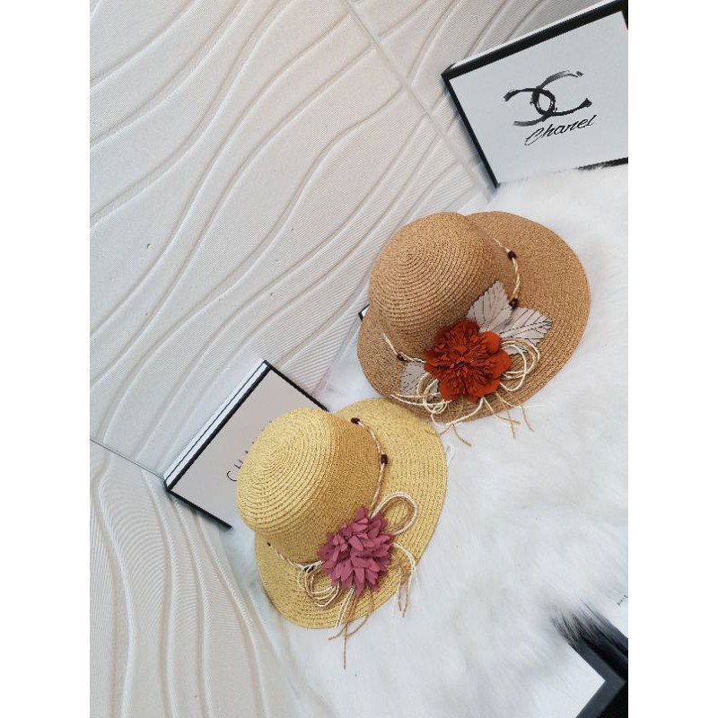 mũ cói nón cói rộng vành mẫu ngẫu nhiên