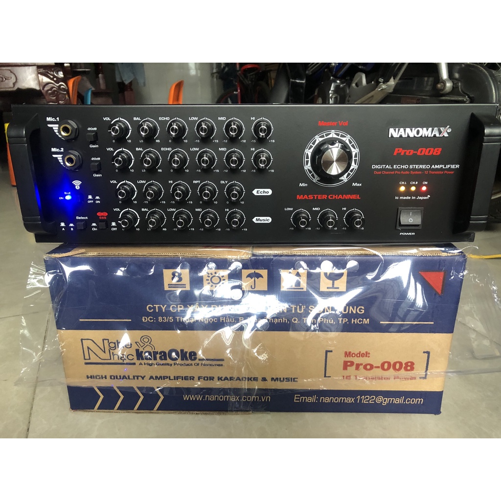 Amply Nanomax Pro-008 chay 12 sò Japan Cs 820W