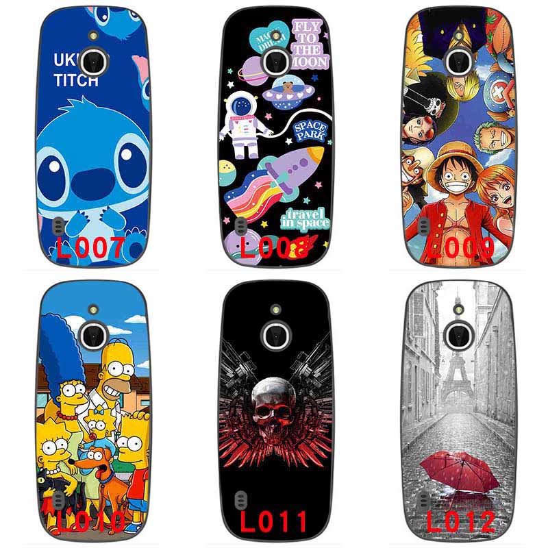 Ốp điện thoại silicon mềm họa tiết hoạt hình nhiều màu cho Nokia 3310 3G 4G