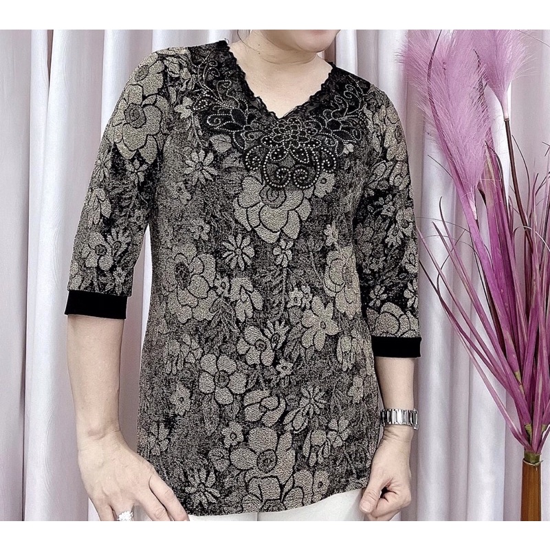 Áo Thun Nhũ Hàng Quảng Châu Cao Cấp Free Size 53-70Kg
