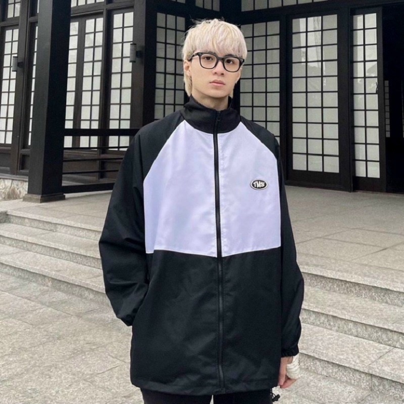 Áo khoác form rộng nam nữ MIDSIDE chất gió_VIETCEN