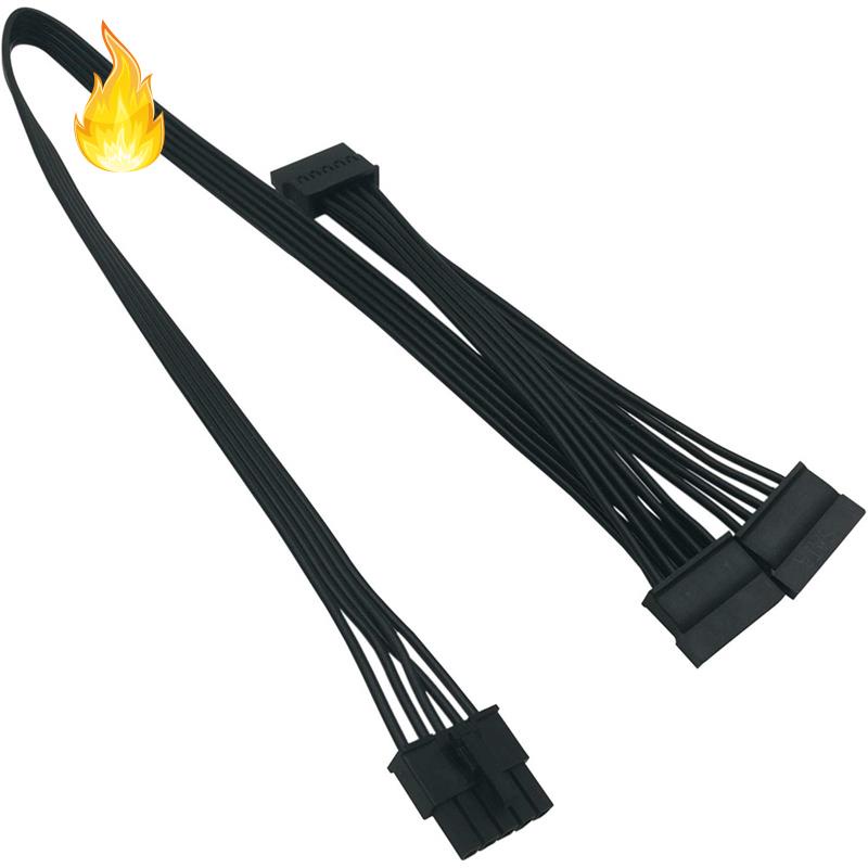 Dây Cáp Nguồn Ổ Cứng Hdd 5 Pin Sang 3 Sata Cho Cooler Master V550 V650 V750 V850 V1000 V1000