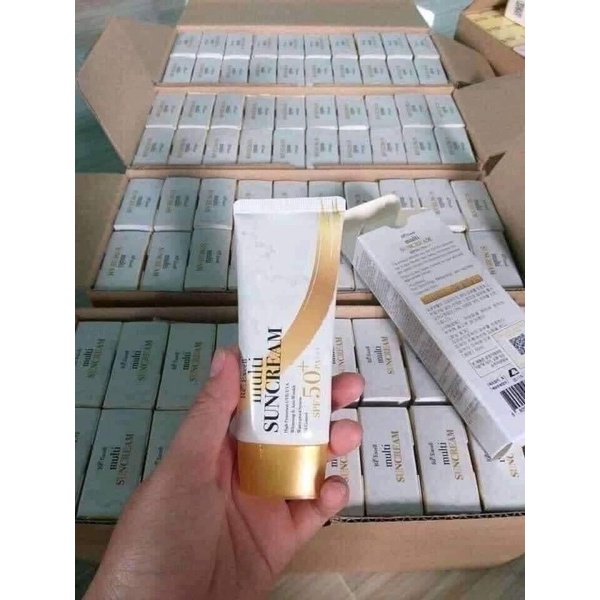 Kem chống nắng ✈FREESHIP✈ Kem chống nắng vật lý Multi Suncream, không bết dính kiềm dầu tốt,dùng là mê