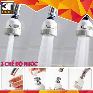 Đầu vòi tăng áp 360 độ 3 chế độ b-mark