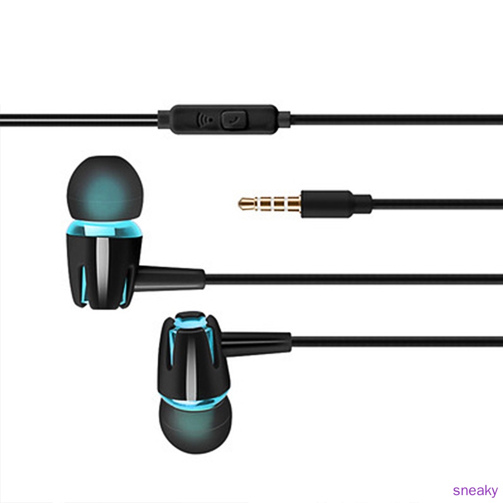 Tai Nghe Nhét Tai Có Dây 3.5mm Kèm Mic Cho Điện Thoại