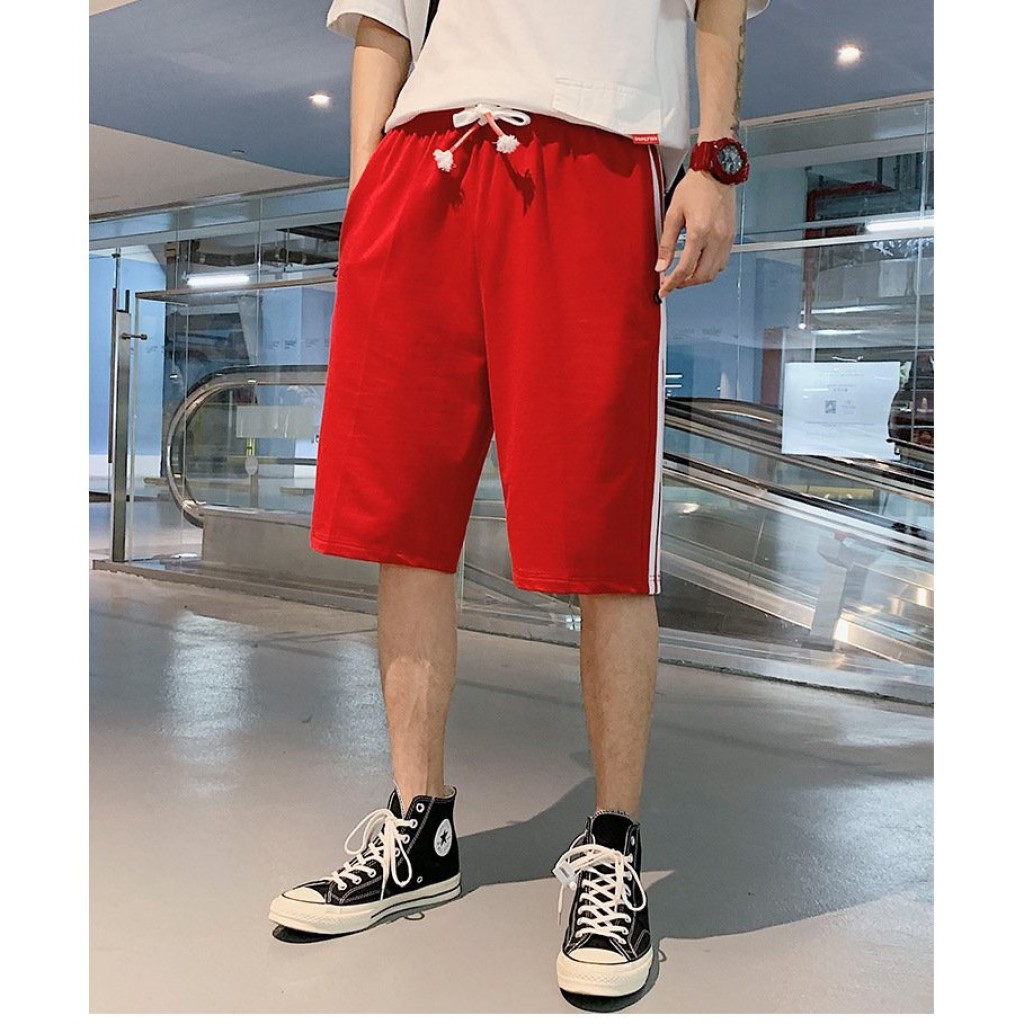 Quần Short Nam 3 Sọc Kiểu Dáng Hàn Quốc- Thời Trang Unisex