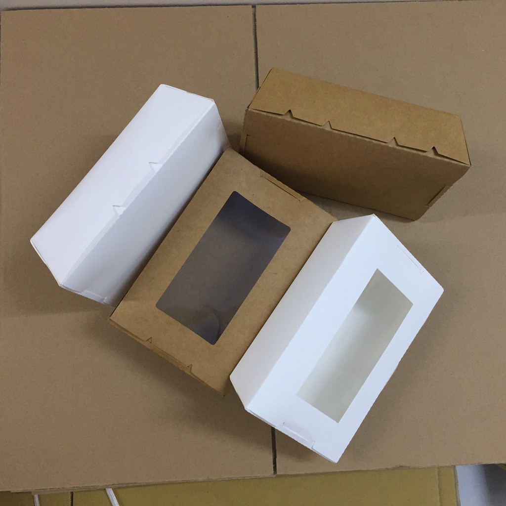 HỘP GIẤY KRAFT đựng thức ăn nhanh( Trắng, vàng nâu)-SIÊU TIỆN LỢI | BigBuy360 - bigbuy360.vn