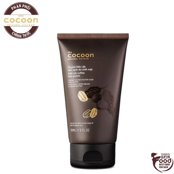 Kem Tẩy Da Chết Chiết Xuất Cà Phê Đắk Lắk Cocoon Dak Lak Coffee Face Polish 150ml