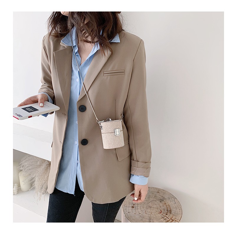 Sẵn Kaki-S,L(Hàng loại Đẹp)Áo blazer thời trang xuân thu Hàn Quốc-Ảnh thật 4 hình cuối | BigBuy360 - bigbuy360.vn