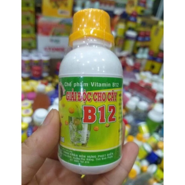 Vitamin B12 cho lan, cây cảnh -  Giải độc cây, Tái tạo tế bào mới ( 100ml)