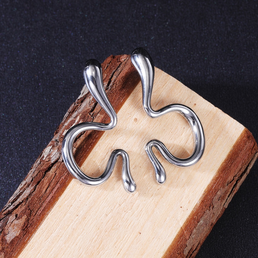 Khuyên Vành Tai Hình Móng Vuốt Rồng Bạch Tuộc Phong Cách Gothic Punk