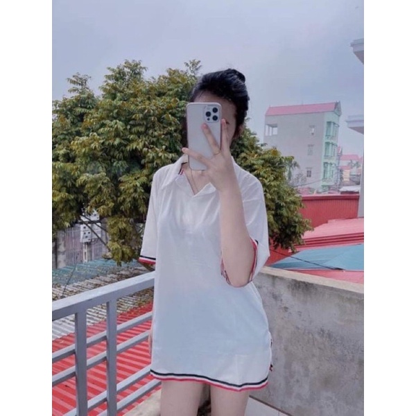 Áo polo cổ bẻ viền gấu HS6