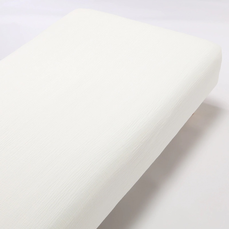 Muji Vỏ Nệm Cotton Hữu Cơ Vải Xô 3 Lớp