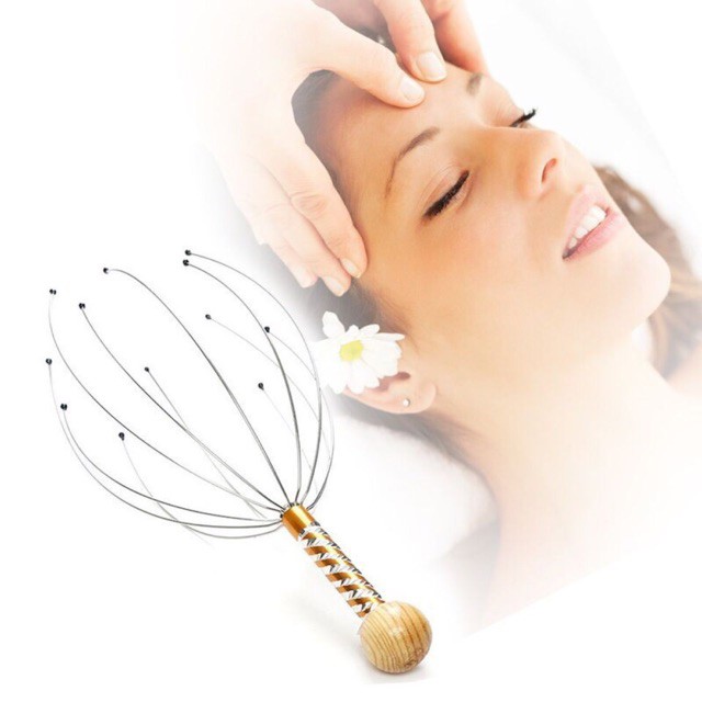 Cây massage đầu vật lý -thư giãn,ngủ ngon sâu giấc,quà sức khỏe - DTM Store - Màu ngẫu nhiên