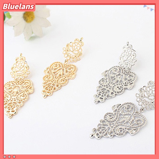 Cặp khuyên tai chạm khắc tinh xảo phong cách Bohemian sang trọng quý phái dành cho nữ