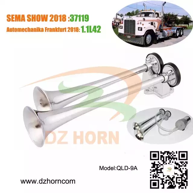 Còi điện sinh hơi  hơi ngân 2 loa âm thanh chuẩn chất