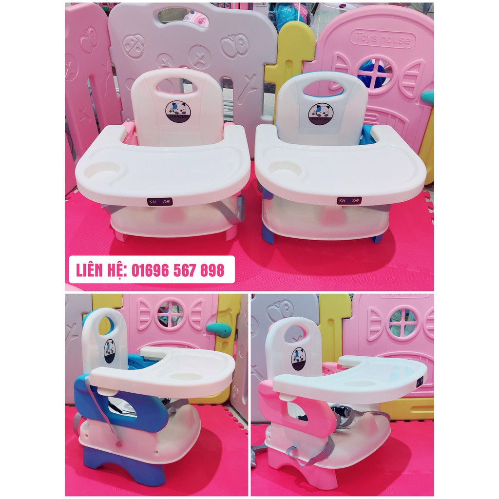 [NHẬP MKB65K GIẢM 65K ĐƠN TỪ 1TR] GHẾ ĂN DẶM GẤP GỌN CHO BÉ - TẶNG KÈM YẾM ĂN DẶM