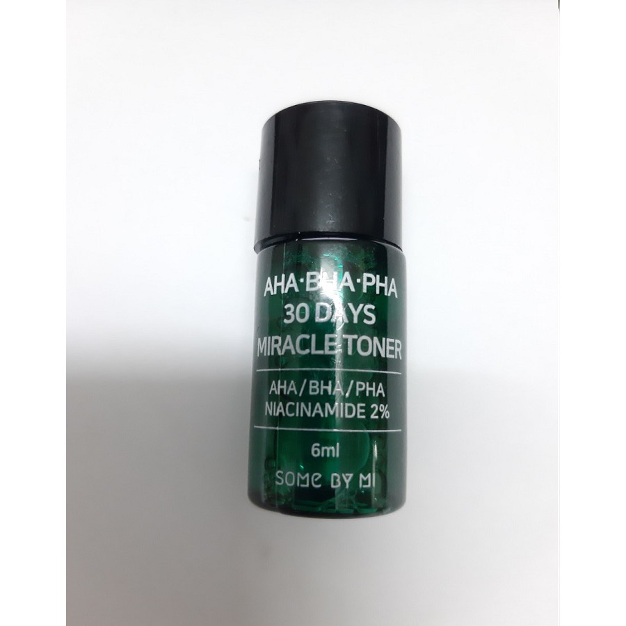 Mini ] Nước hoa hồng giảm mụn Some By Mi AHA BHA PHA 30 Days Miracle 6ml