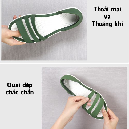 Dép Đế Bệt Nữ, Giày Thoáng Mát Đi Biển Mùa HèThời Trang Hàn Quốc Đẹp Giá Rẻ 6020 TT Shop