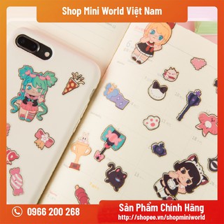 Bộ Sticker Mini World [71 Miếng Nhãn Dán]