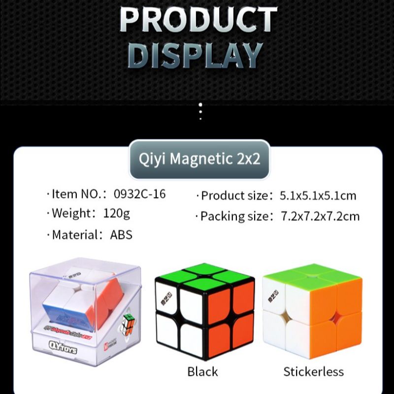 Rubik 2x2 QiYi MS 2x2x2 Có Nam Châm