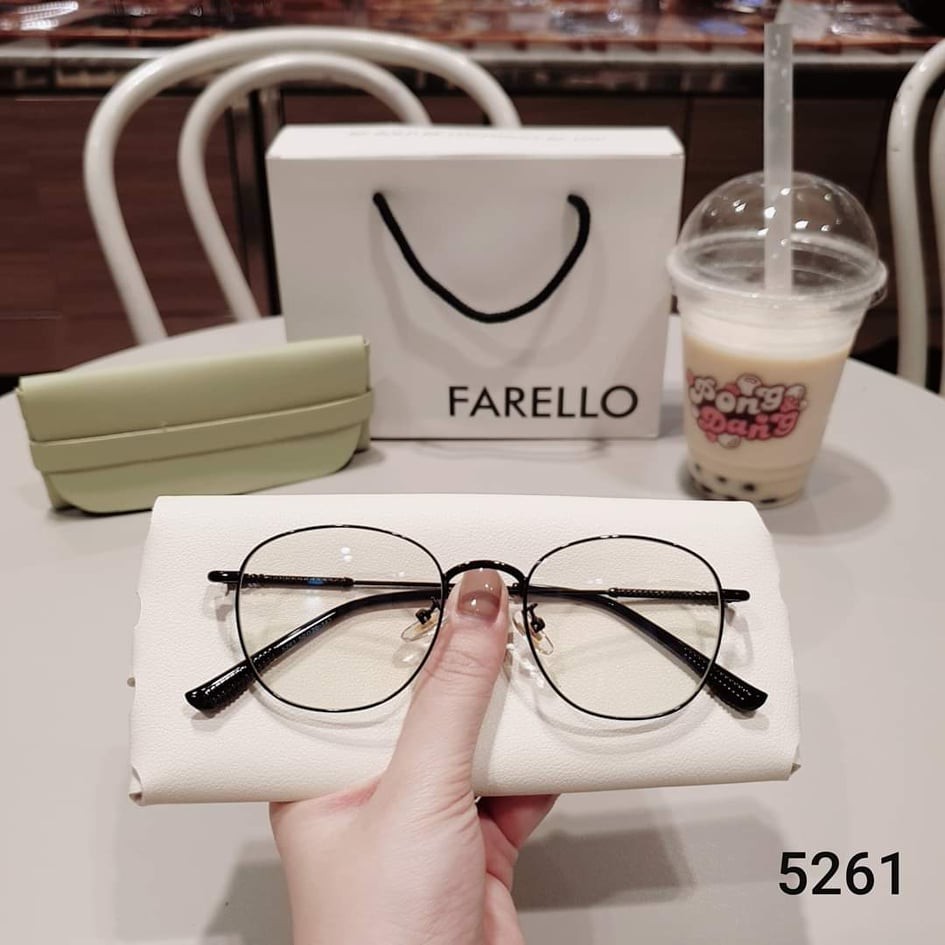 Gọng kính cận kim loại nam nữa Lilyeyewear viền mảnh , mắt tròn , nhiều màu sắc - 5261 | BigBuy360 - bigbuy360.vn