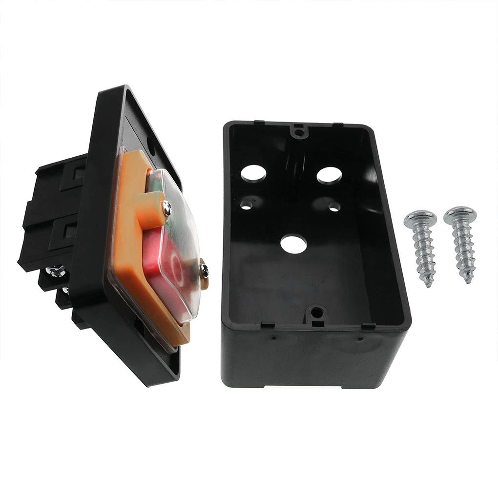 Push Button On-off Switch Portable Detachable 5mm Mounting Hole Copper Contactor Workshop Device Switches with