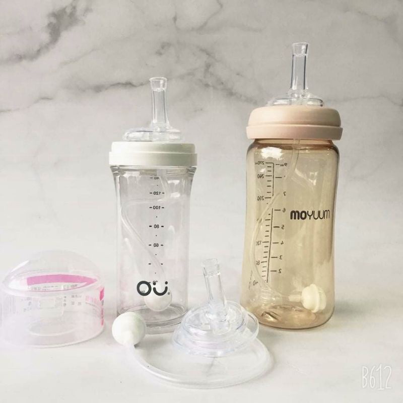 Ống hút cho bình sữa cổ rộng vừa Pegion, lanshion, moyuum, Ou:wish, gros gấu/chery... cao cấp