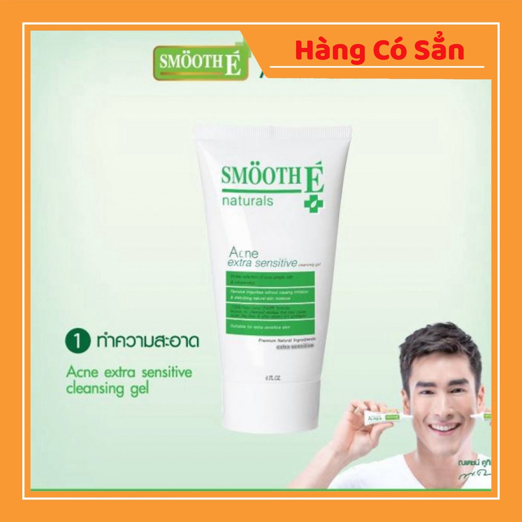 Sữa Rửa Mặt Ngừa Mụn Smooth-É Nhập Khẩu Thái Lan [Có Sẵn]