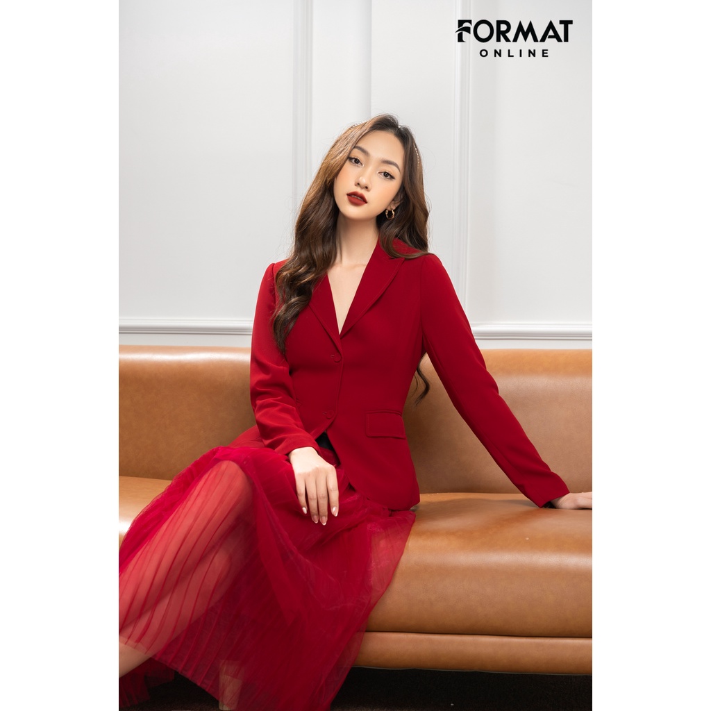 Áo vest nữ cao cấp FORMAT 2 lớp dài tay A959-016H