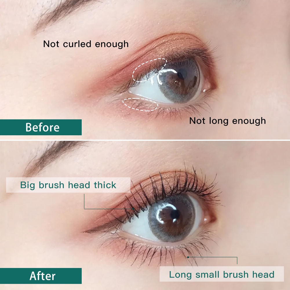 Mascara GECOMO hai đầu chuốt uốn nối dài lông mi hợp thời trang | BigBuy360 - bigbuy360.vn