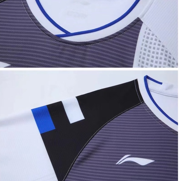 Li Ning Áo Thun Tay Ngắn Thoáng Khí Nhanh Khô Dùng Tập Cầu Lông / Bóng Bàn Cho Nam Và Nữ