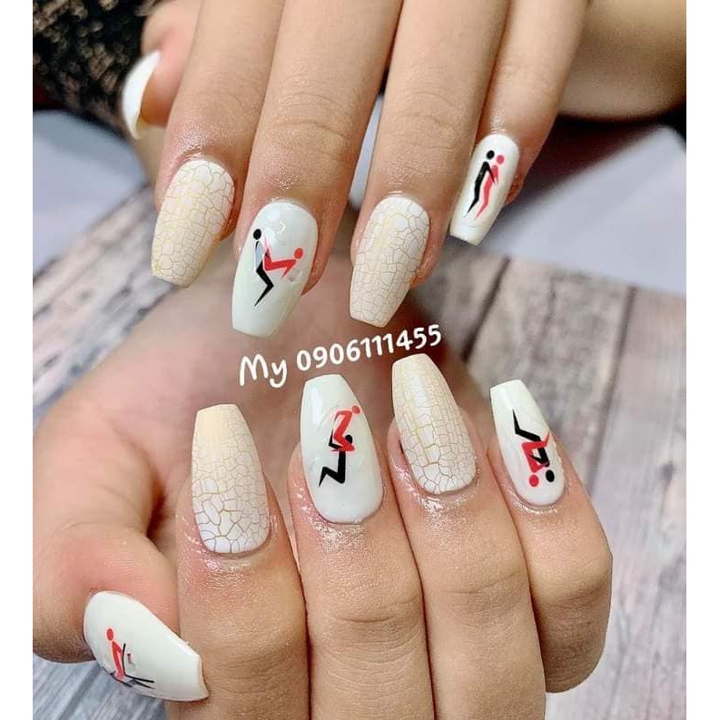 Miếng Dán Móng Tay Nail - Bầu Cua