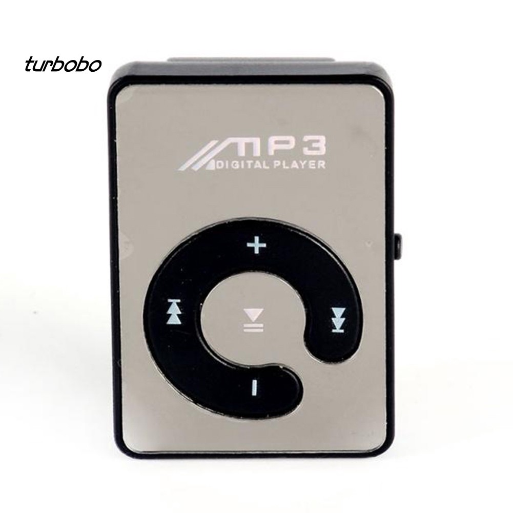Máy nghe nhạc MP3 mini mặt gương hỗ trợ thẻ nhớ SD TF