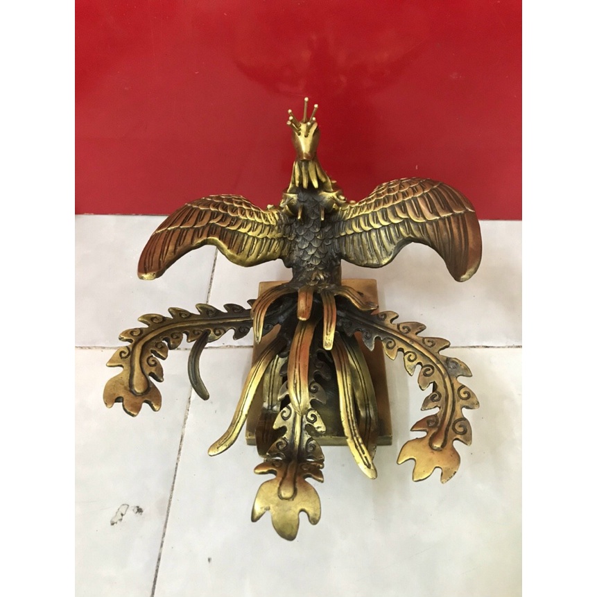 Tượng Khổng tước Minh vương bằng đồng