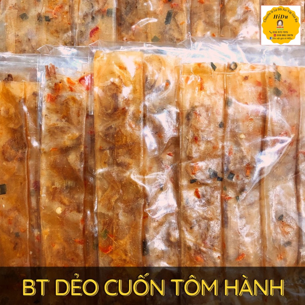 Bánh tráng cuộn tôm bơ hành phi thập cẩm tây ninh Ăn vặt Hidu vừa ngon vừa rẻ