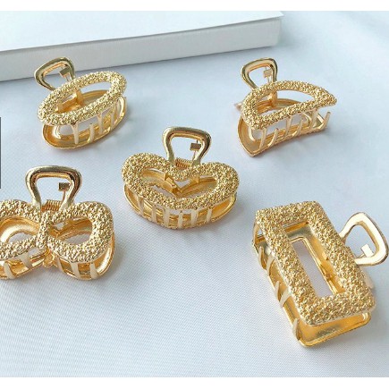 Kẹp tóc càng cua HÀN QUỐC xi mạ/kẹp nửa tóc siêu xinh,xịn sò