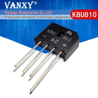 Set 10 điốt chỉnh lưu kbu810 kbu-810 8a 1000v