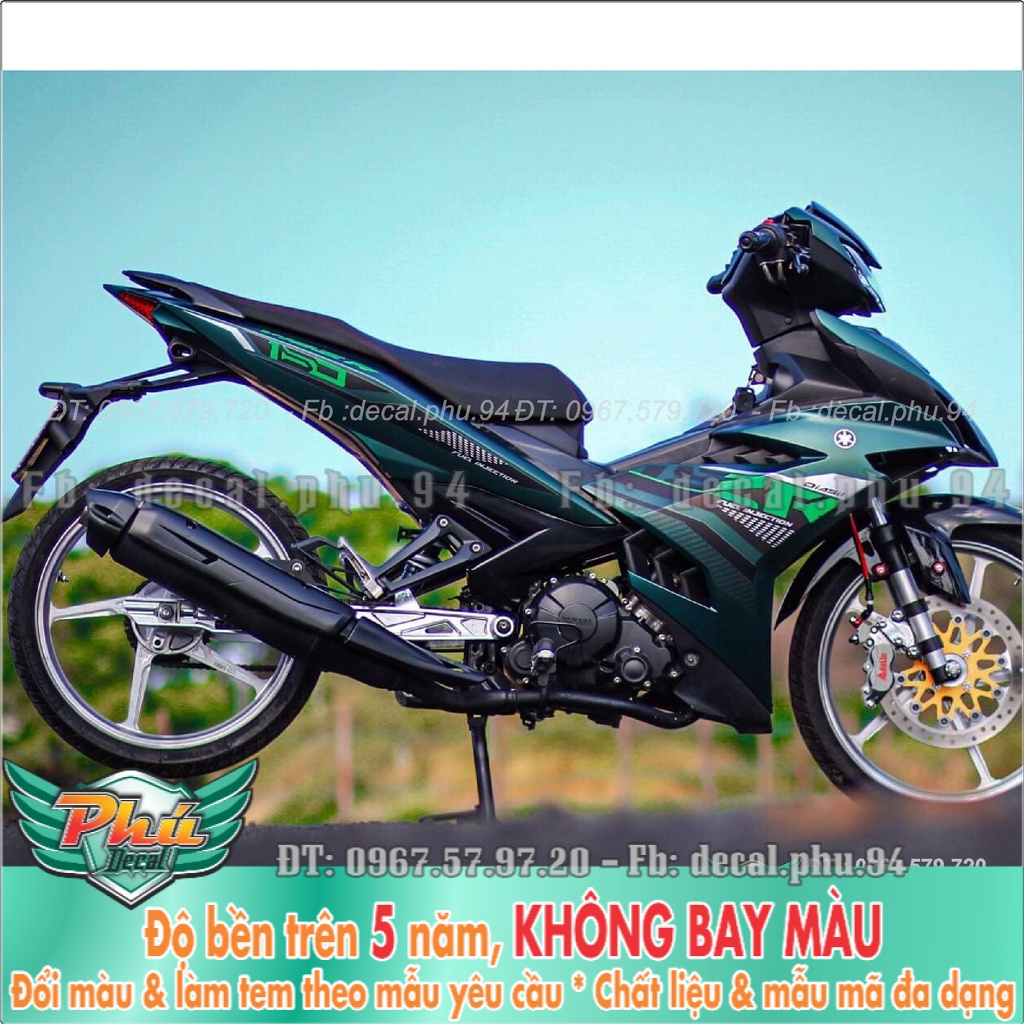 Tem Rời Exciter 150 Y15zr Xám xanh (K) -1