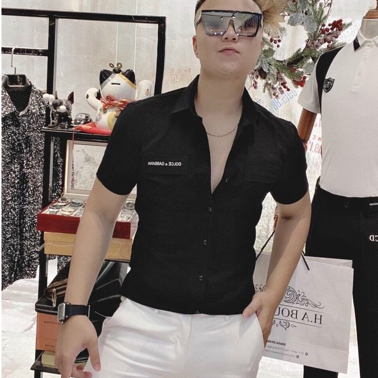 Áo sơ mi nam ngắn tay chất đũi không nhăn dáng ôm body nhiều mẫu PN ms62 | BigBuy360 - bigbuy360.vn