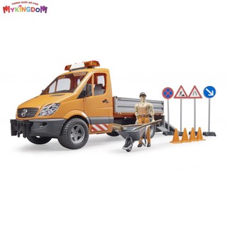 Đồ Chơi Mô Hình Xe Chuyên Chở Mercedes-Benz Với Tài Xế Và Bộ Phụ Kiện Bruder BRU02537
