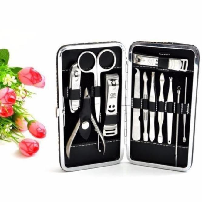 Bộ kìm làm móng đa năng 12 món cao cấp loại lớn - bộ sản phẩm chăm sóc móng cao cấp đa năng 12 in 1