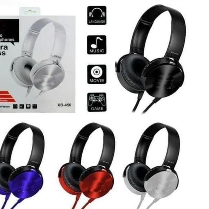 Tai Nghe Xb450 - Handsfree Mdr Xb-450 - Mdr Xb450 Xb-450