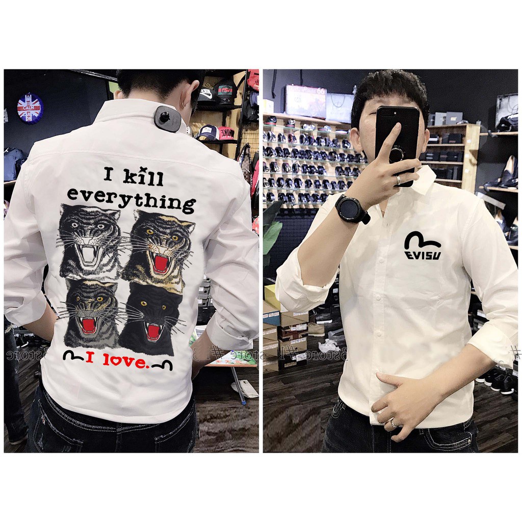 (Siêu Phẩm) BST 4 Áo Sơ Mi Nam Họa Tiết ECKO UNLTD HÀ MÃ Cao Cấp | ECKO Shirt SM10 - Hương Nemo Style