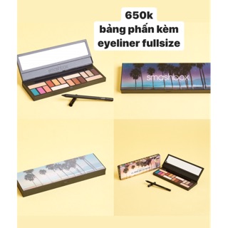 Bảng phấn mắt Smashbox kèm eyeliner fullsize