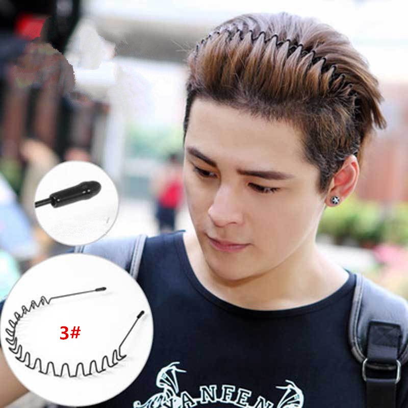 Set 5 cài tóc màu đen gợn sóng tiện dụng cho nam/nữ